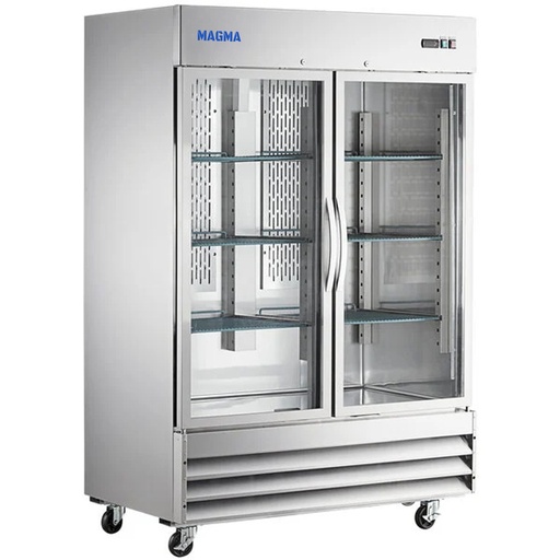 [MGR-2RRG] 54" Glass Door Reach-In Refrigerator